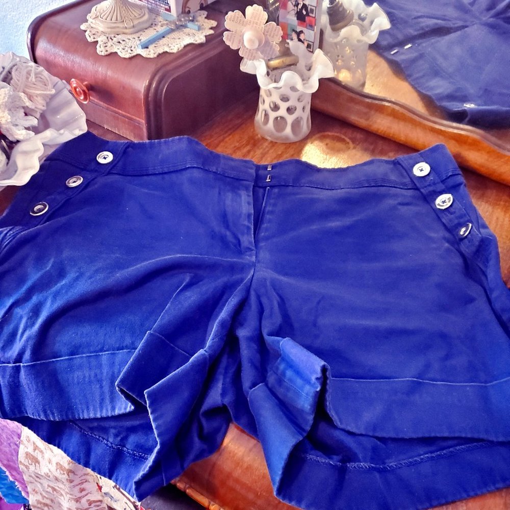 WHBM Blue Shorts S 10